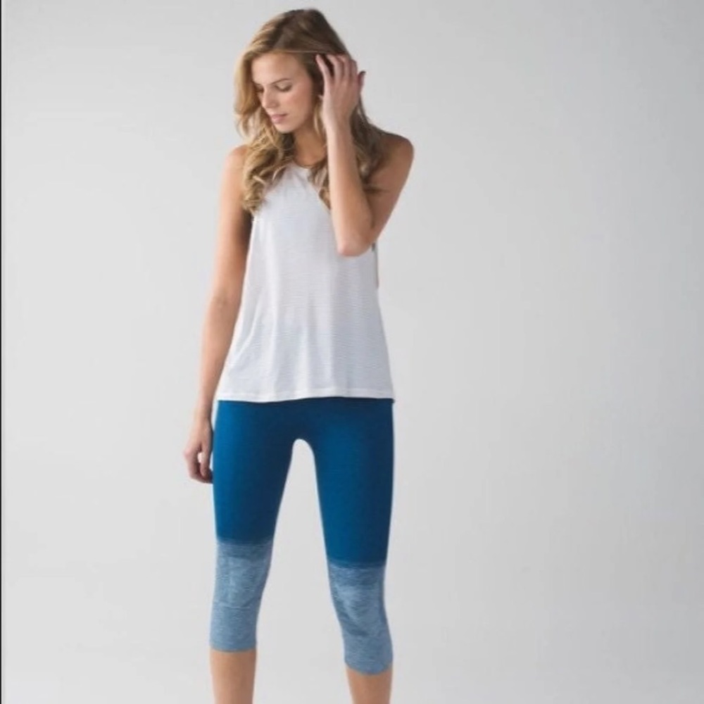 Blue Ombré lulu lemon leggings